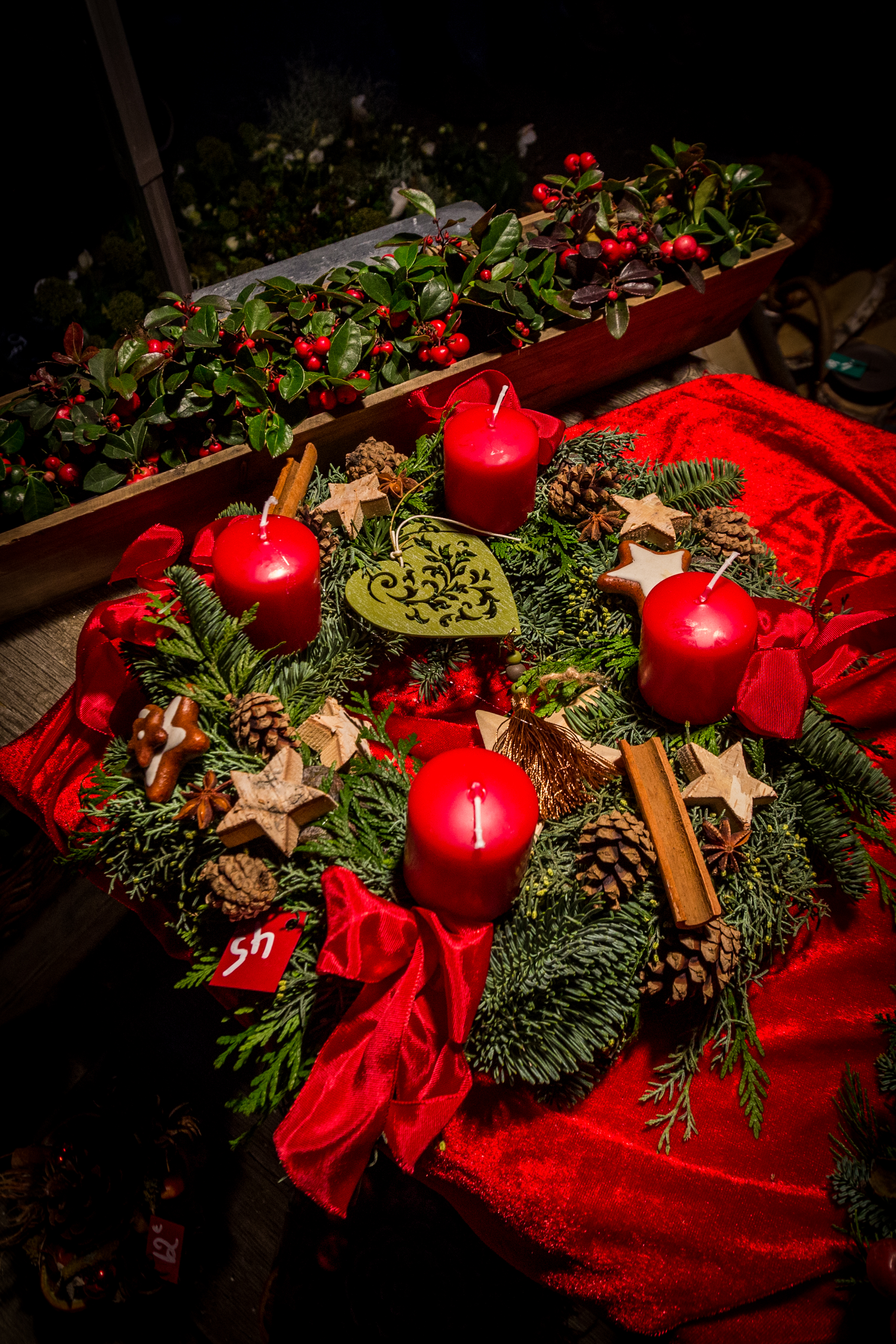 Calendrier de l'Avent bougies Noël