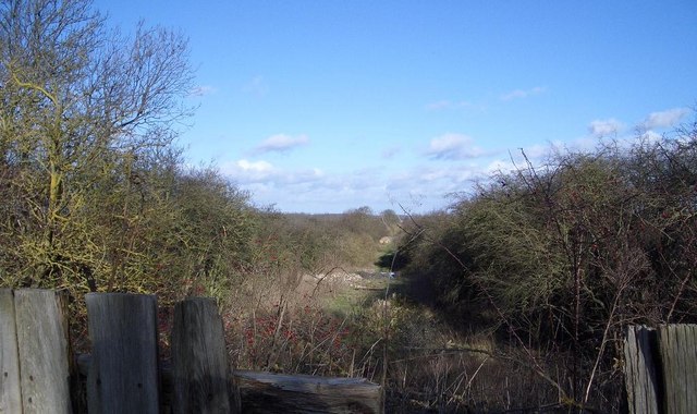 File:Disused Railway Track near Warmington - geograph.org.uk - 321335.jpg