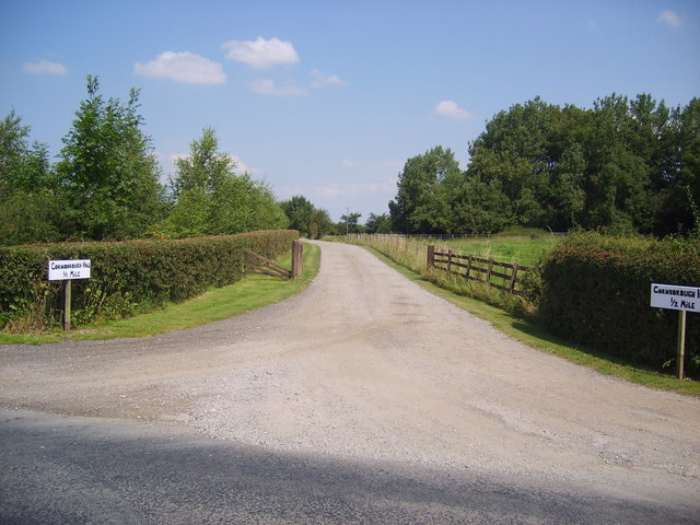 Driveway to Cornborough Hall - geograph.org.uk - 898442