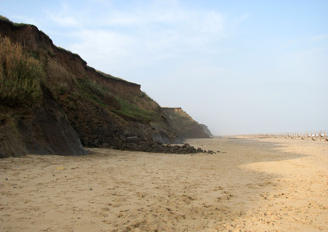 File:Eroding cliff face - geograph.org.uk - 1034430.jpg