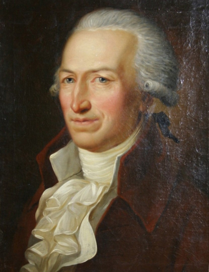 Johann Joachim Eschenburg, Gemälde von [[Friedrich Georg Weitsch