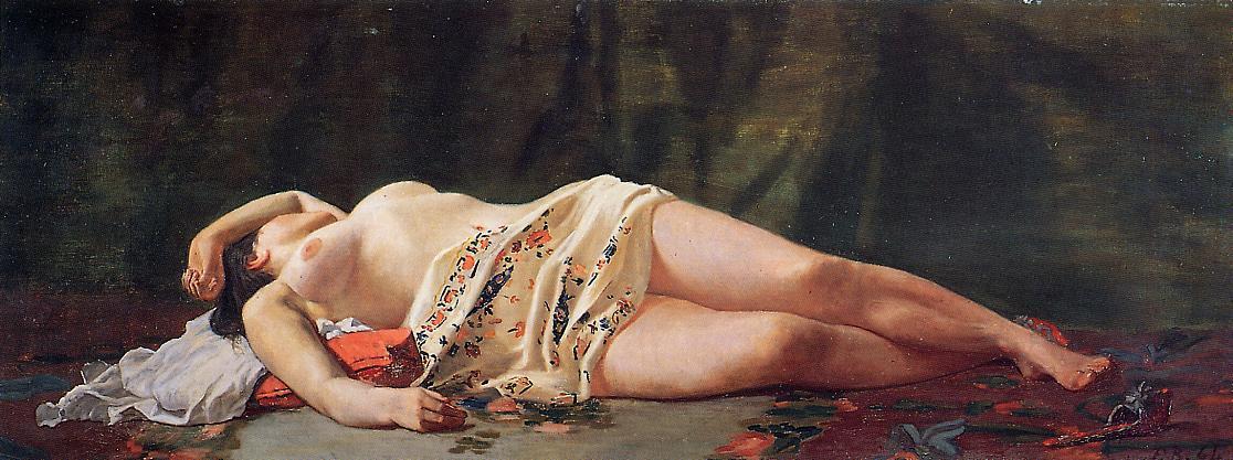 Ð¤Ð°Ð¹Ð»:Jean FrÃ©dÃ©ric Bazille - Reclining Nude - 1864.jpg â€” Ð’Ð¸ÐºÐ¸Ð¿ÐµÐ´Ð¸Ñ�.