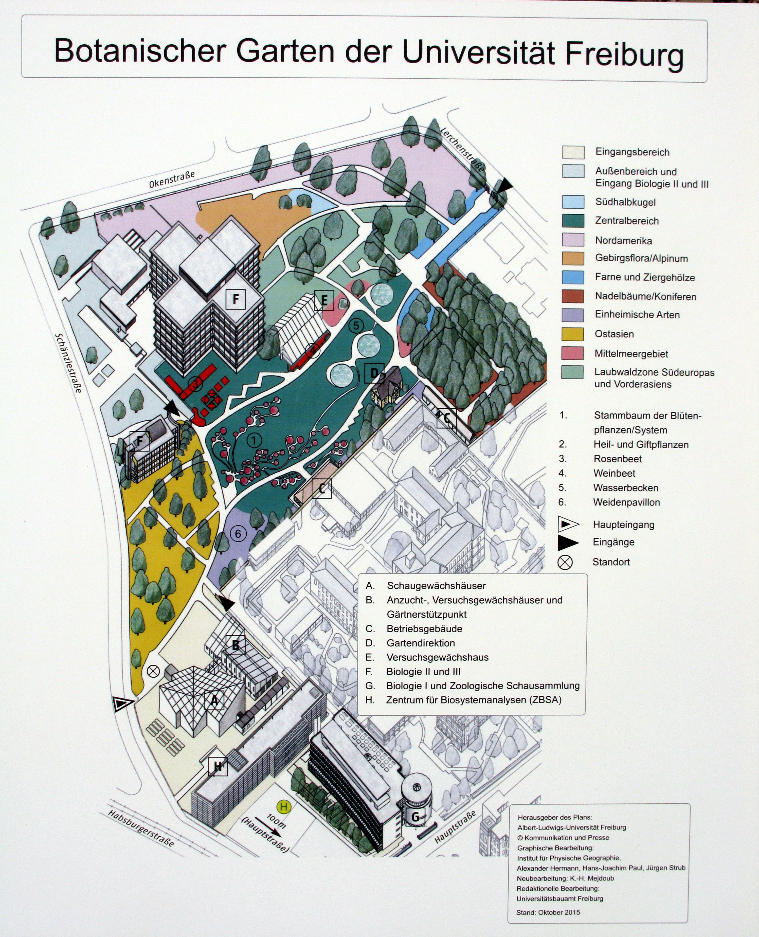 File Lageplan Des Botanischen Gartens Der Albert Ludwigs