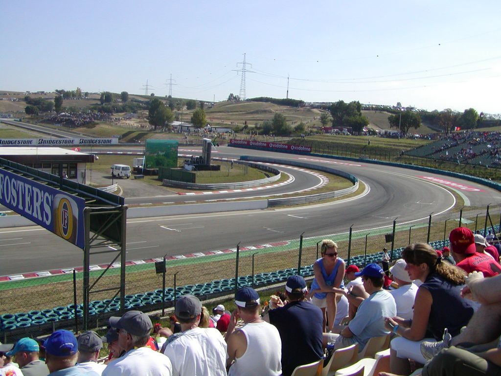 Last corner. 2003 Hungarian Grand prix.