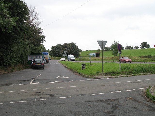 File:Old alignment, A49 - geograph.org.uk - 1448183.jpg