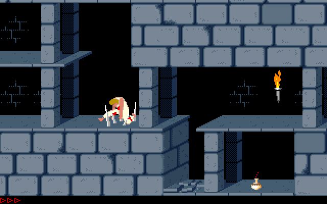 File:Prince of Persia 1 - MS-DOS - Gameplay - Game over (2).png