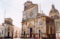 Facade of church