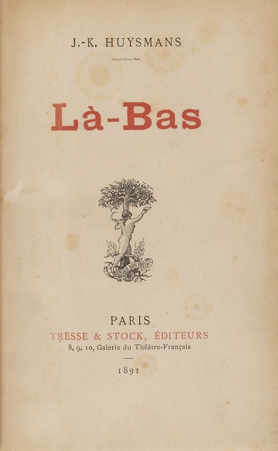Là-bas (novel) - Wikipedia