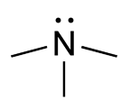 Trimethylamine chemical structure.png
