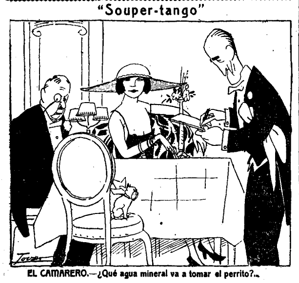Souper-tango, 4 de junio de 1921.