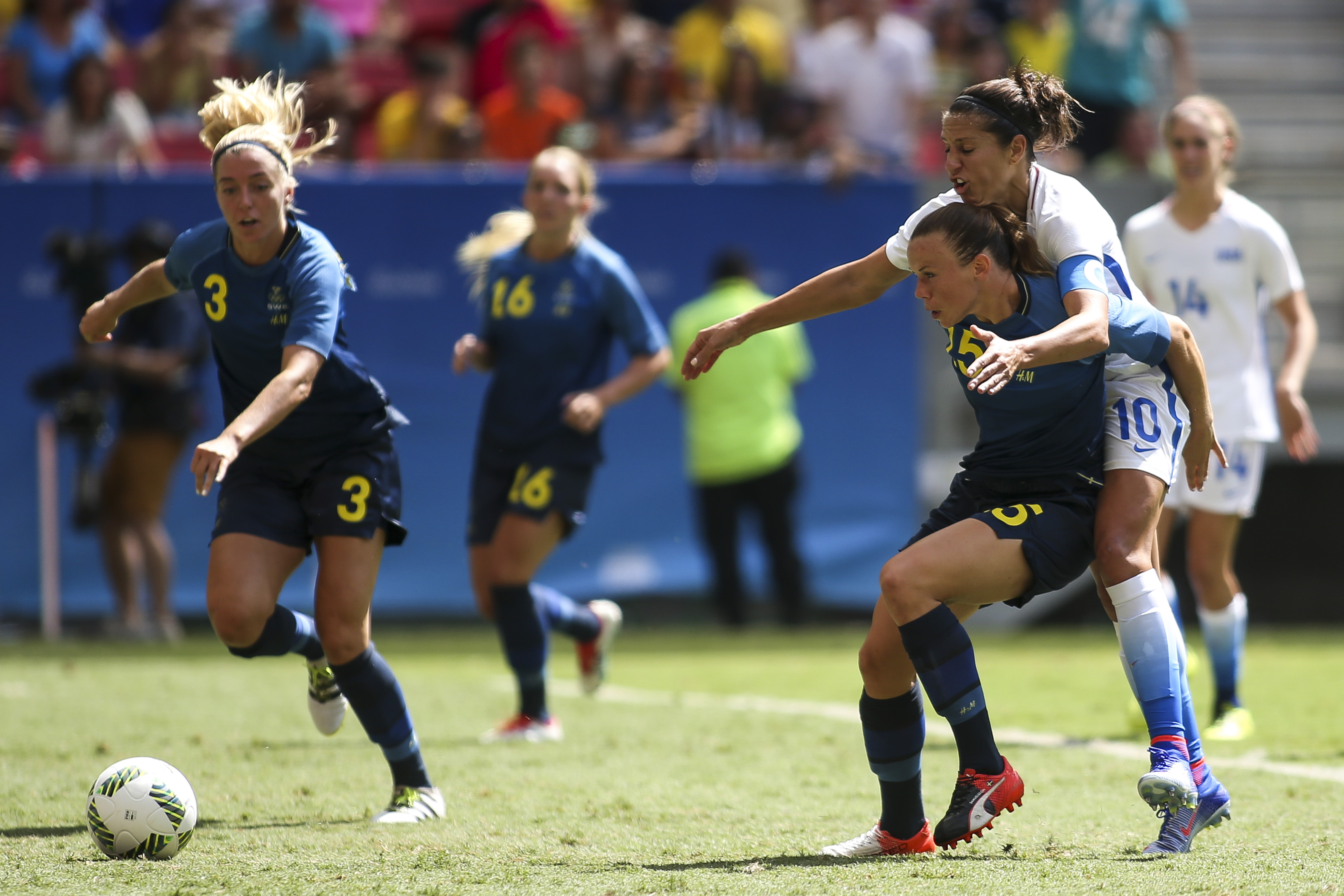 File:Estados Unidos x Suécia - Futebol feminino - Olimpíada Rio