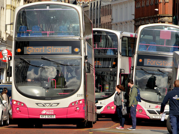 File:Buses, Donegall Place, Belfast - March 2014(4) - geograph.org.uk - 3895532.jpg