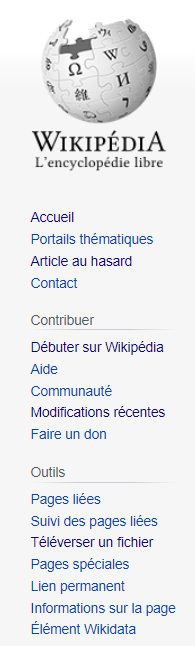 Миниатюра для Файл:Fransızca Vikipedi sol menü.png