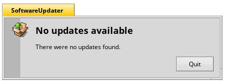 File:Haiku OS's SoftwareUpdater after checking for updates and no updates are available.png