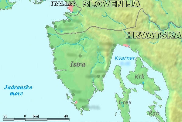 zemljopisna karta istre Predložak:Karta Istre – Wikipedija zemljopisna karta istre