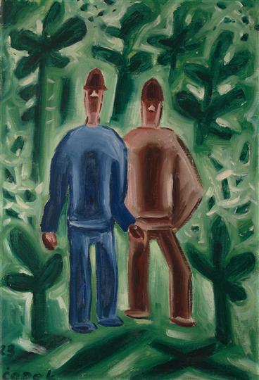 File:Josef Čapek - Dva muži v lese (1923).jpg - Wikimedia Commons