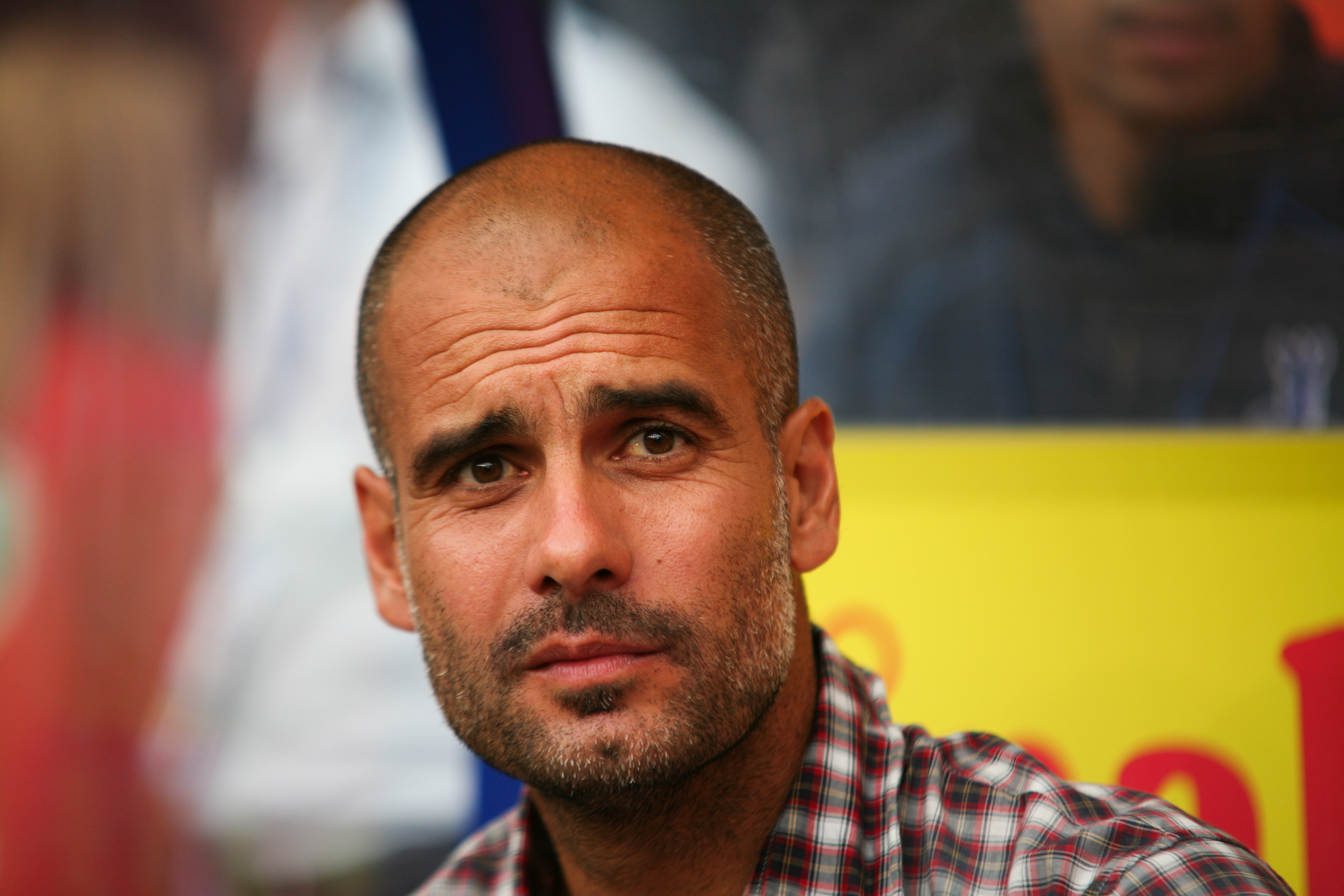Pep Guardiloa from Manchester City could lead the soccer club to a Premier League victory
