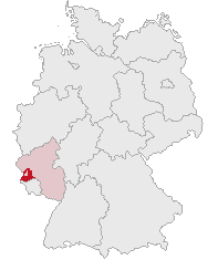 Circondario di Treviri-Saarburg – Localizzazione