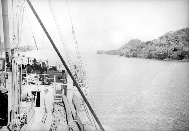 File:MV Malaita passing through Buka Passage in January 1942.jpg