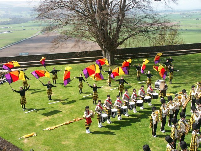 Music in the Rose Garden at Stirling Castle - geograph.org.uk - 794952