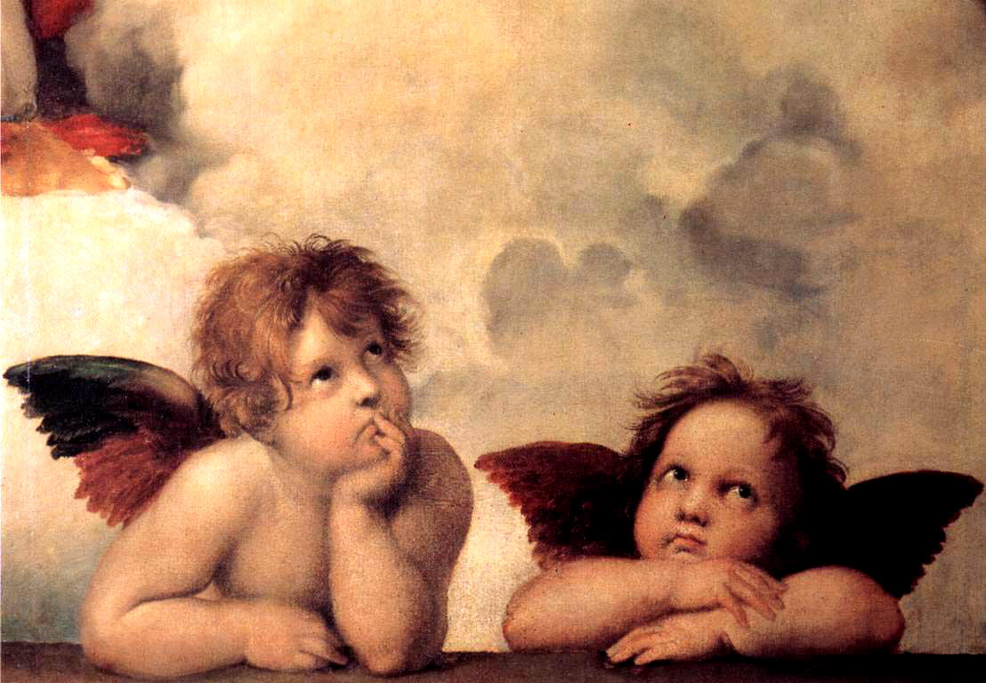 [All]Canvas [Scores and New Assignment Up!!!!] - Page 5 Sanzio,_Raffaello_-_Putti_(Madonna_Sistina)_-_1512-1513