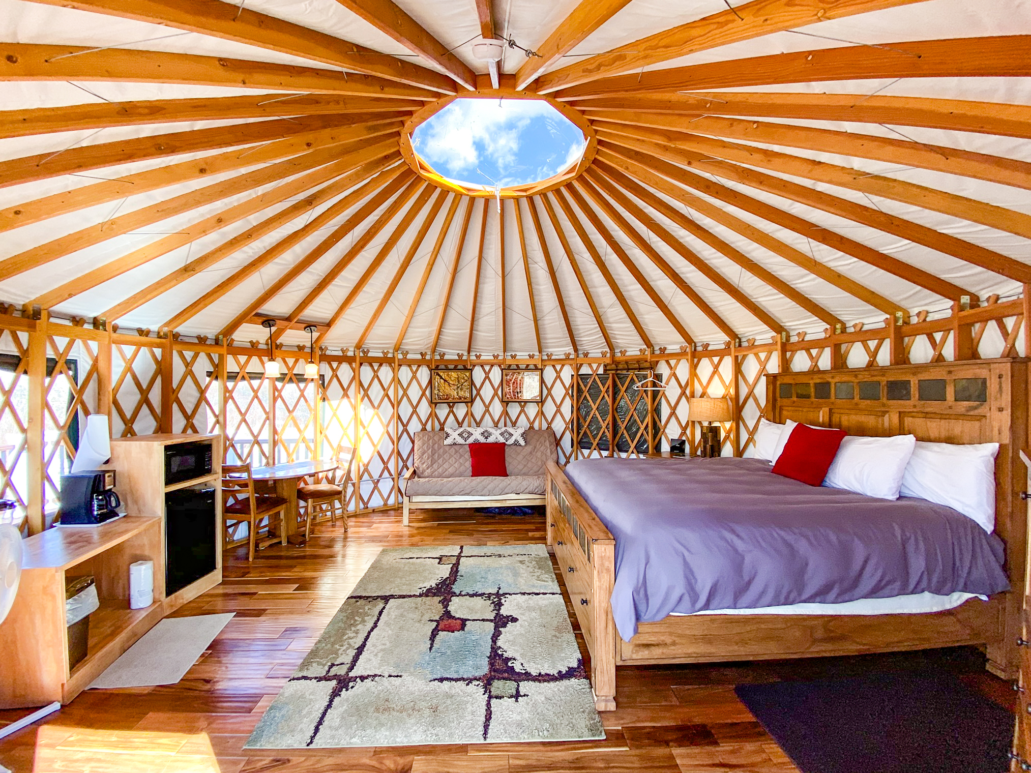 Patagonia Camp yurts