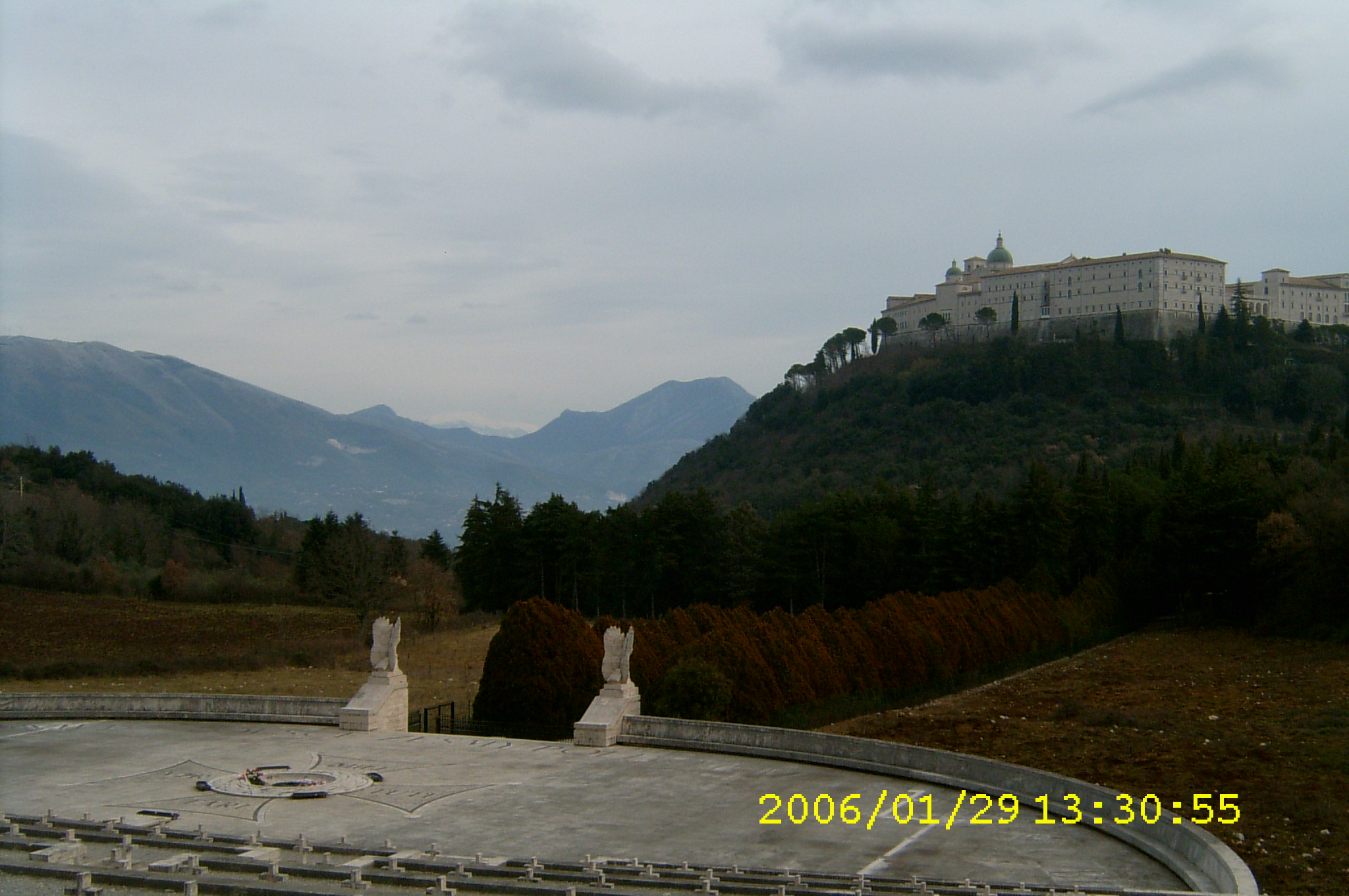 File View Of Monte Cassino Monastery From Polish Cemetery Jpg Wikipedia