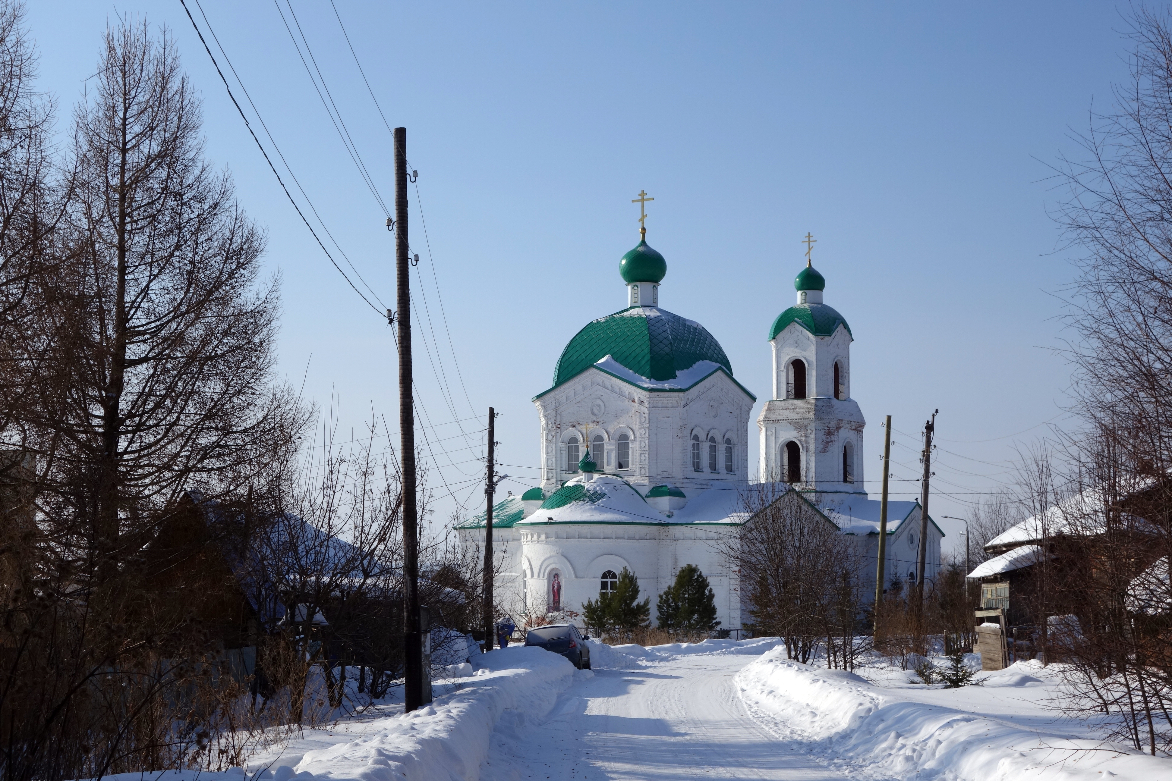 Вознесенская Церковь зимняя Пермь