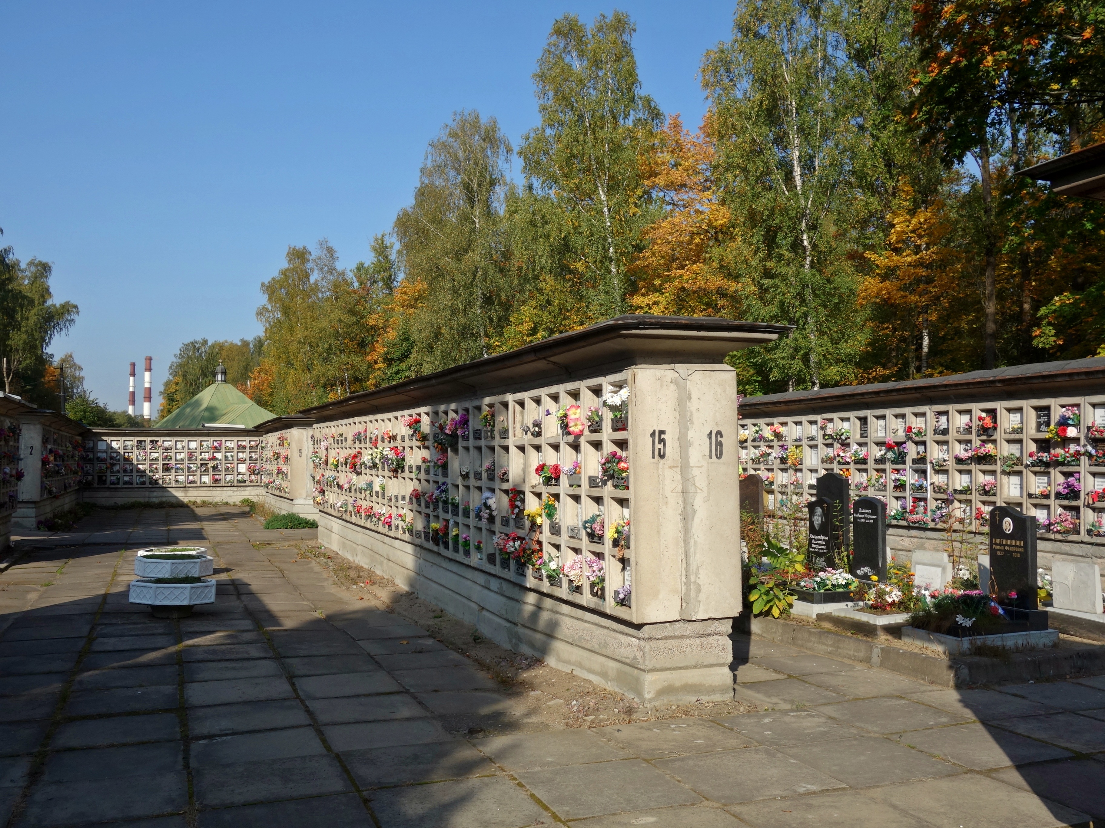 План богословского кладбища детальный