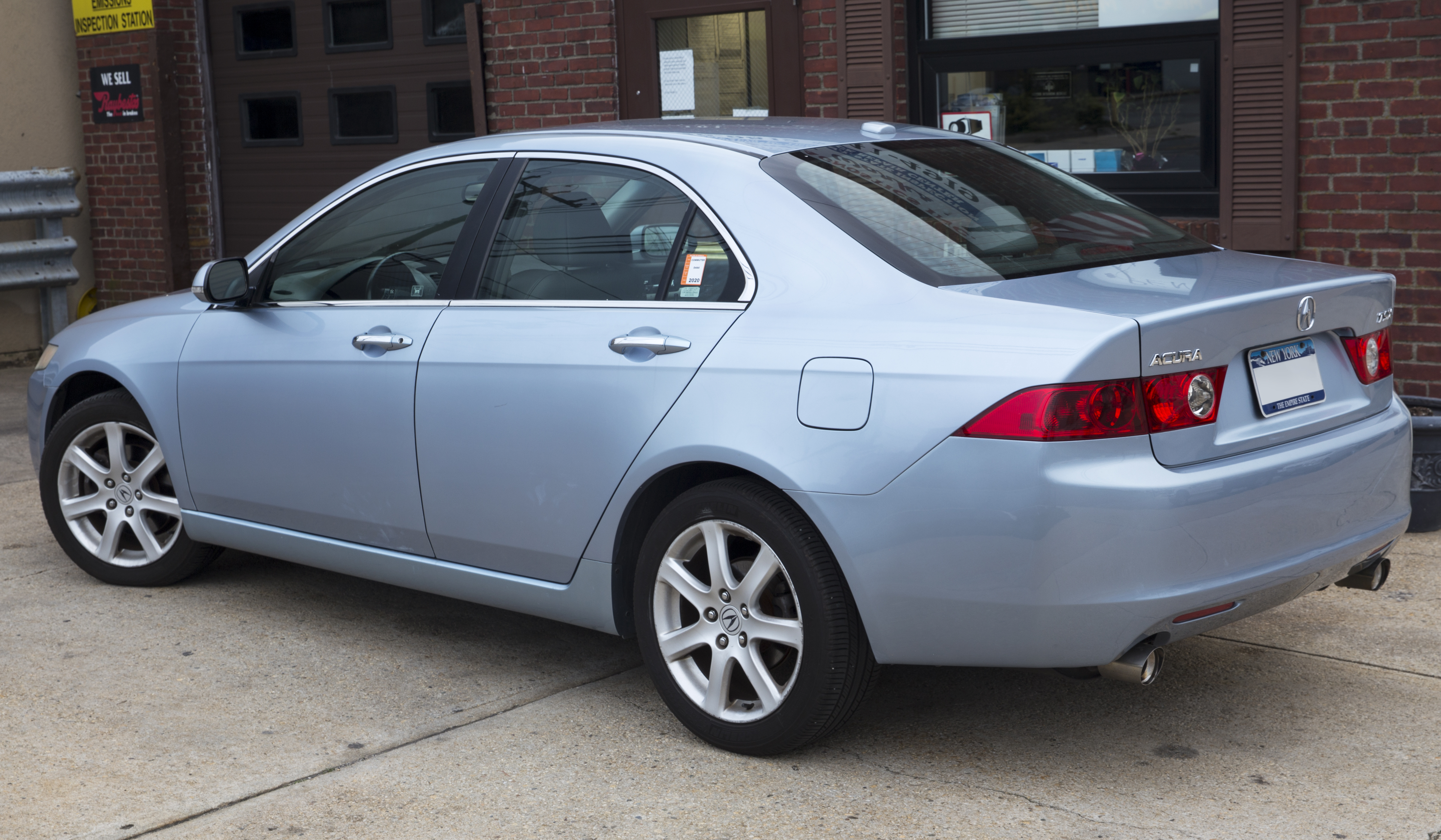 File 05 Acura Tsx Rear Left Mineola Jpg Wikimedia Commons