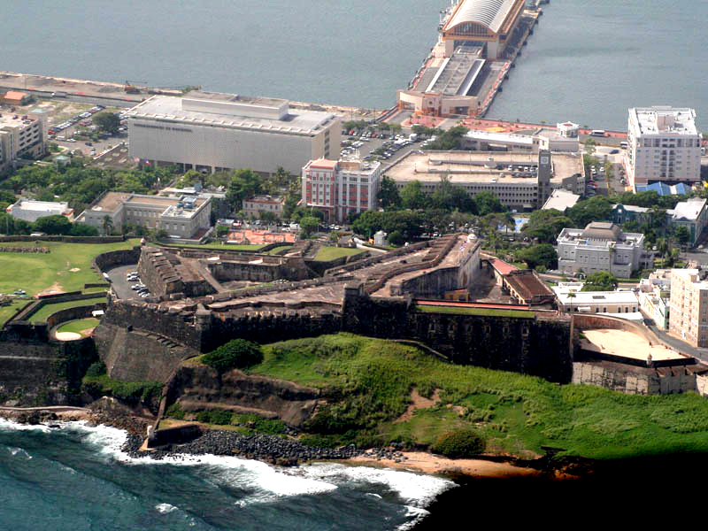 by Jaro Nemčok, aerial view of Fort San Cristobal