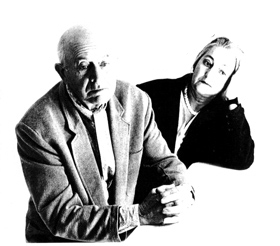 Peter and Alison Smithson in 1990