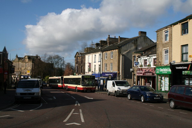 File:Buses in Church Street, Colne, Lancashire - geograph.org.uk - 356384.jpg