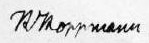 Koppmanns Unterschrift