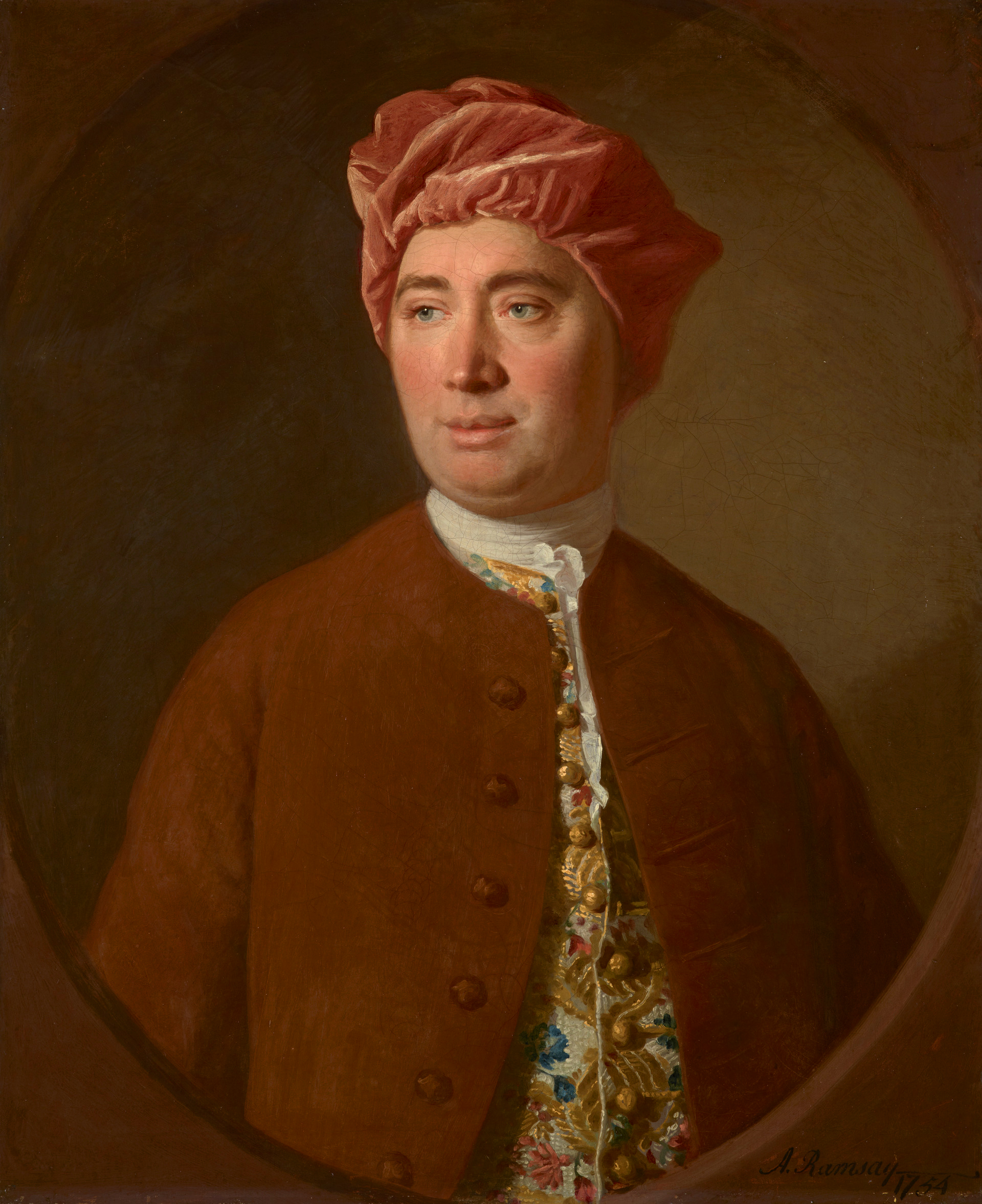 ''David Hume'' by [[Allan Ramsay (artist)|Allan Ramsay]], 1754