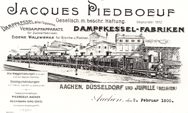 Die Vereinigten Kesselwerke (VKW) Piedboeuf_Postkarte_1900