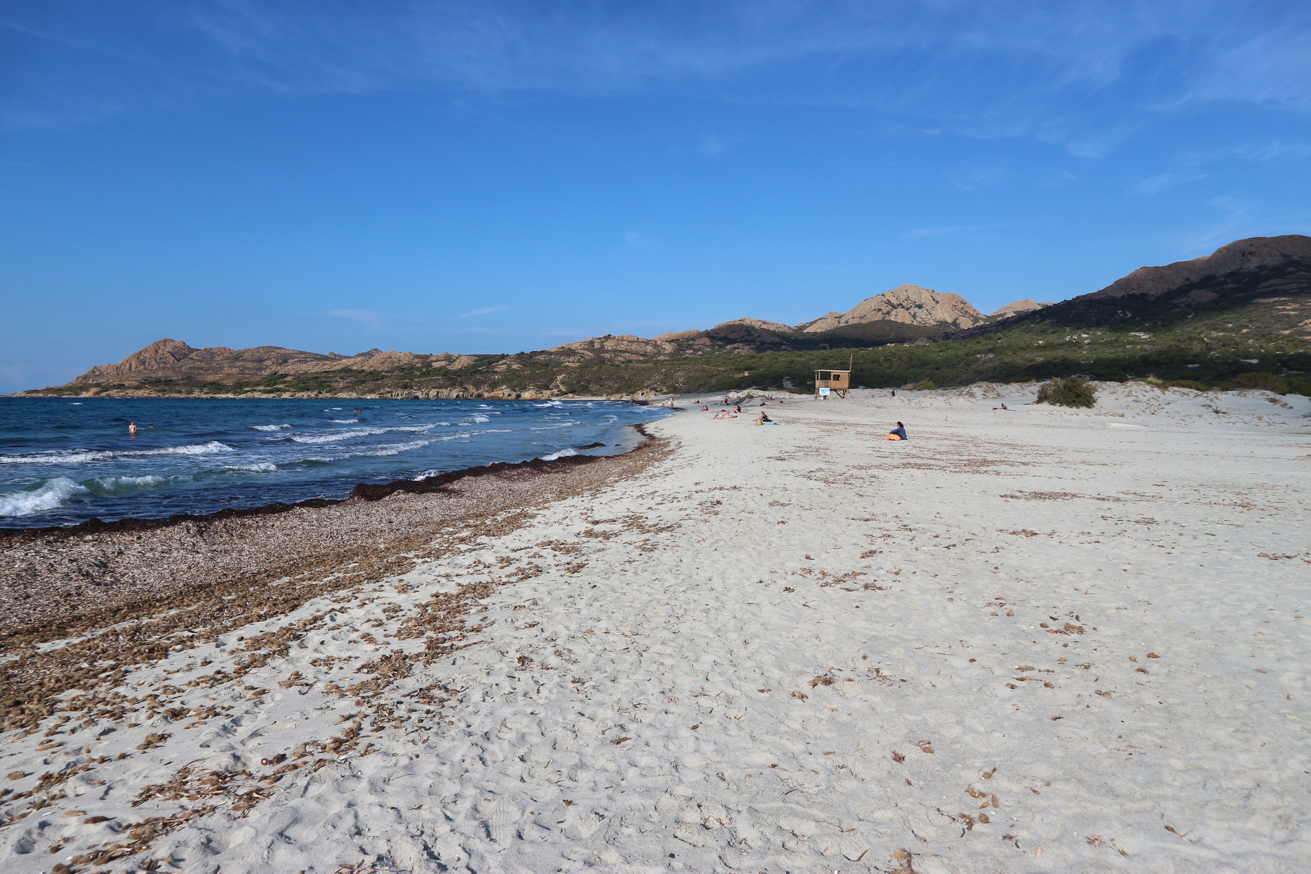 La promenade à la plage de l'Ostriconi  