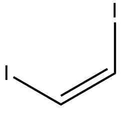 File:Skeletal formula of Cis-1,2-DIIODOETHYLENE.png - Wikipedia.