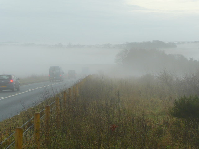 File:A350 on a misty November morning - geograph.org.uk - 1062017.jpg