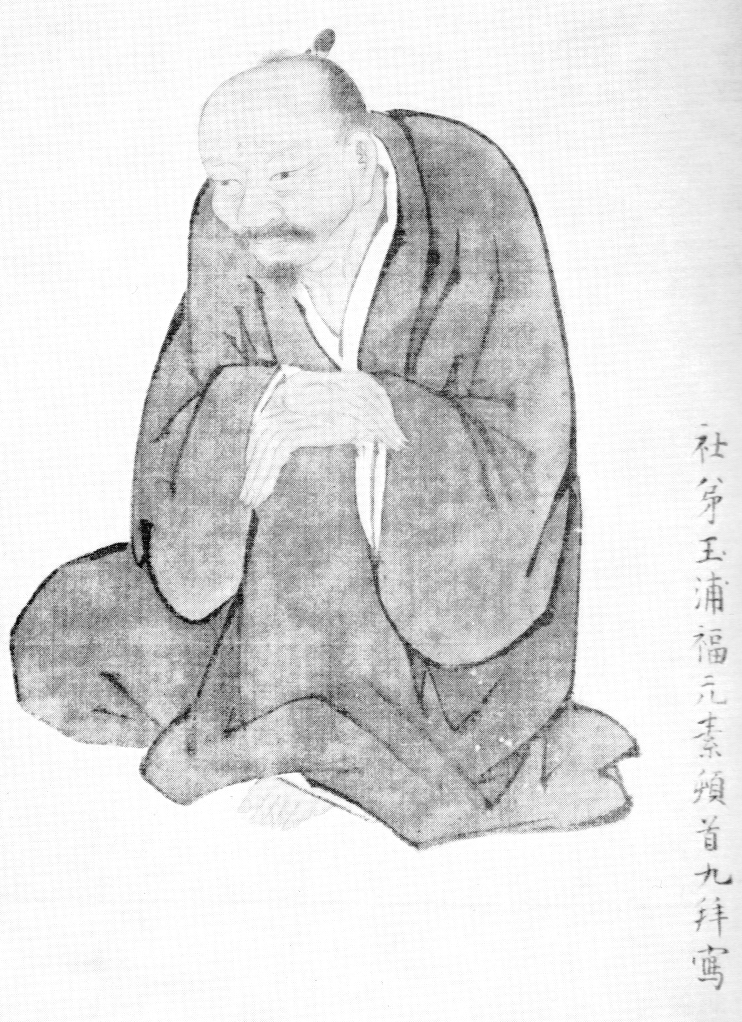 Portrait of Ike no Taiga by Fukuhara Gogaku