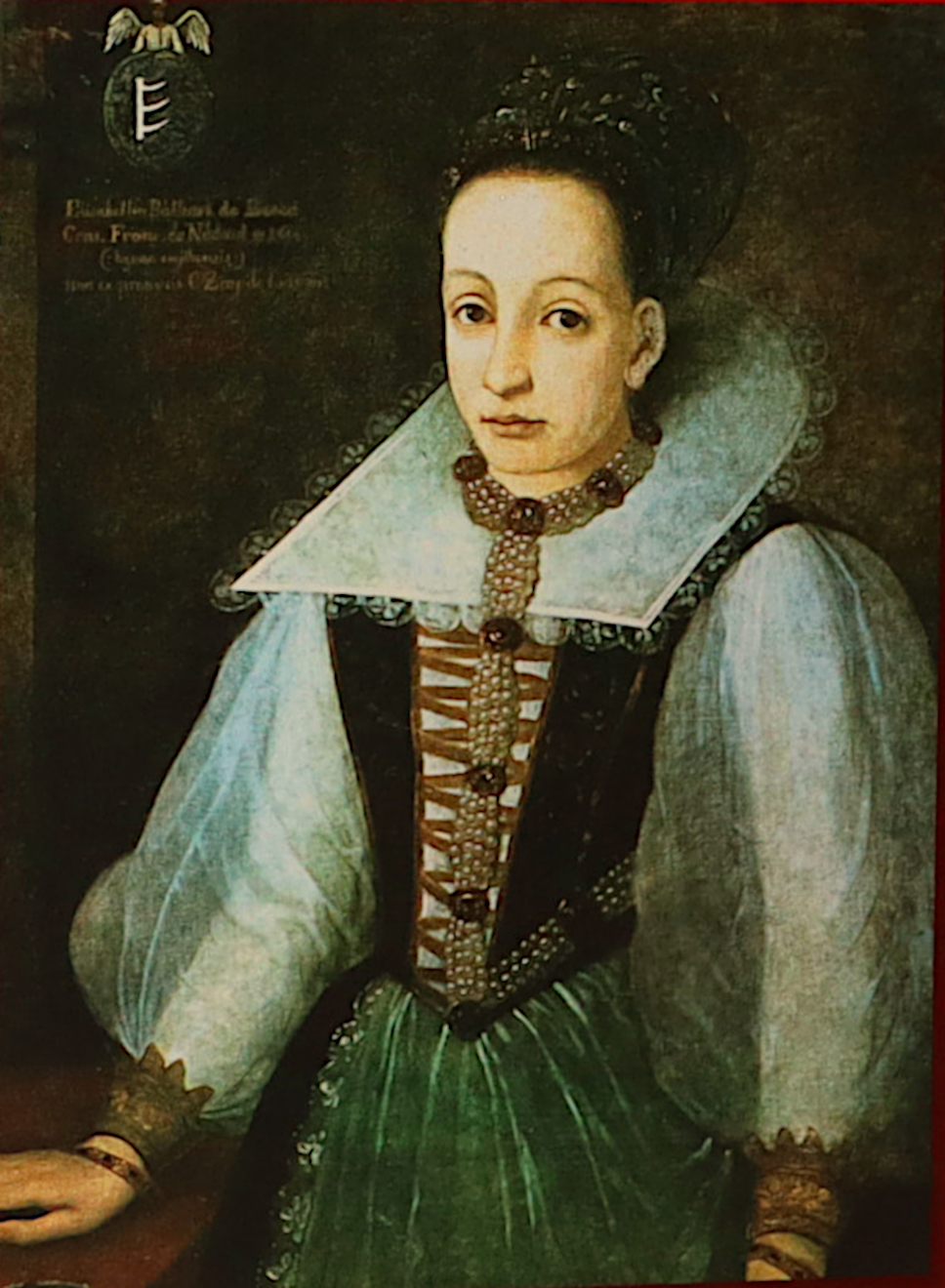 An image of a portrait of Elizabeth Bathory.