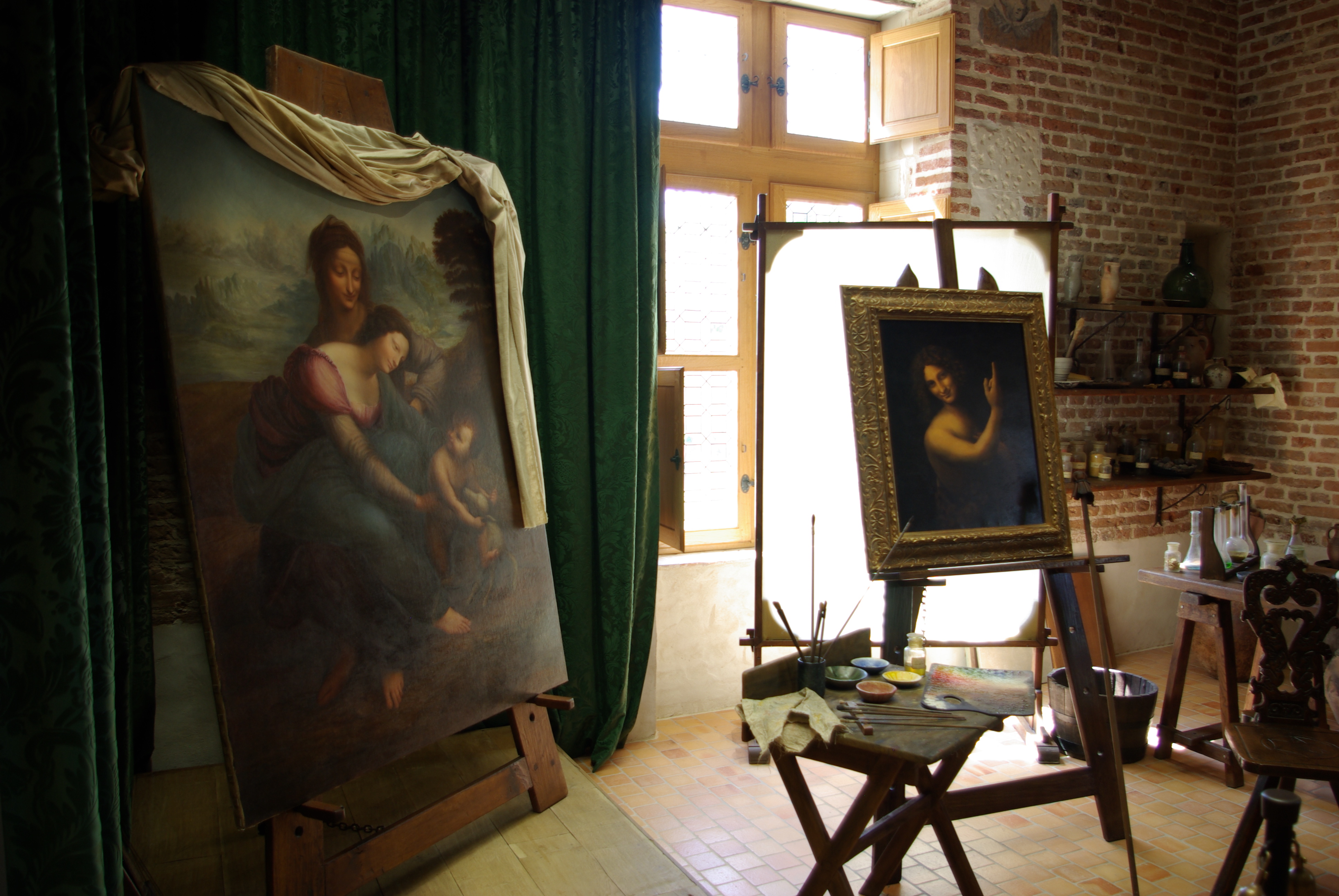 File Clos Luce Atelier De Peinture De Leonard De Vinci 2 Jpg Wikimedia Commons