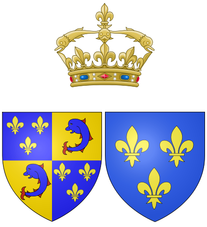 File:Coat of arms of Marie Thérèse of France, Madame Royale, as Dauphine of France.png