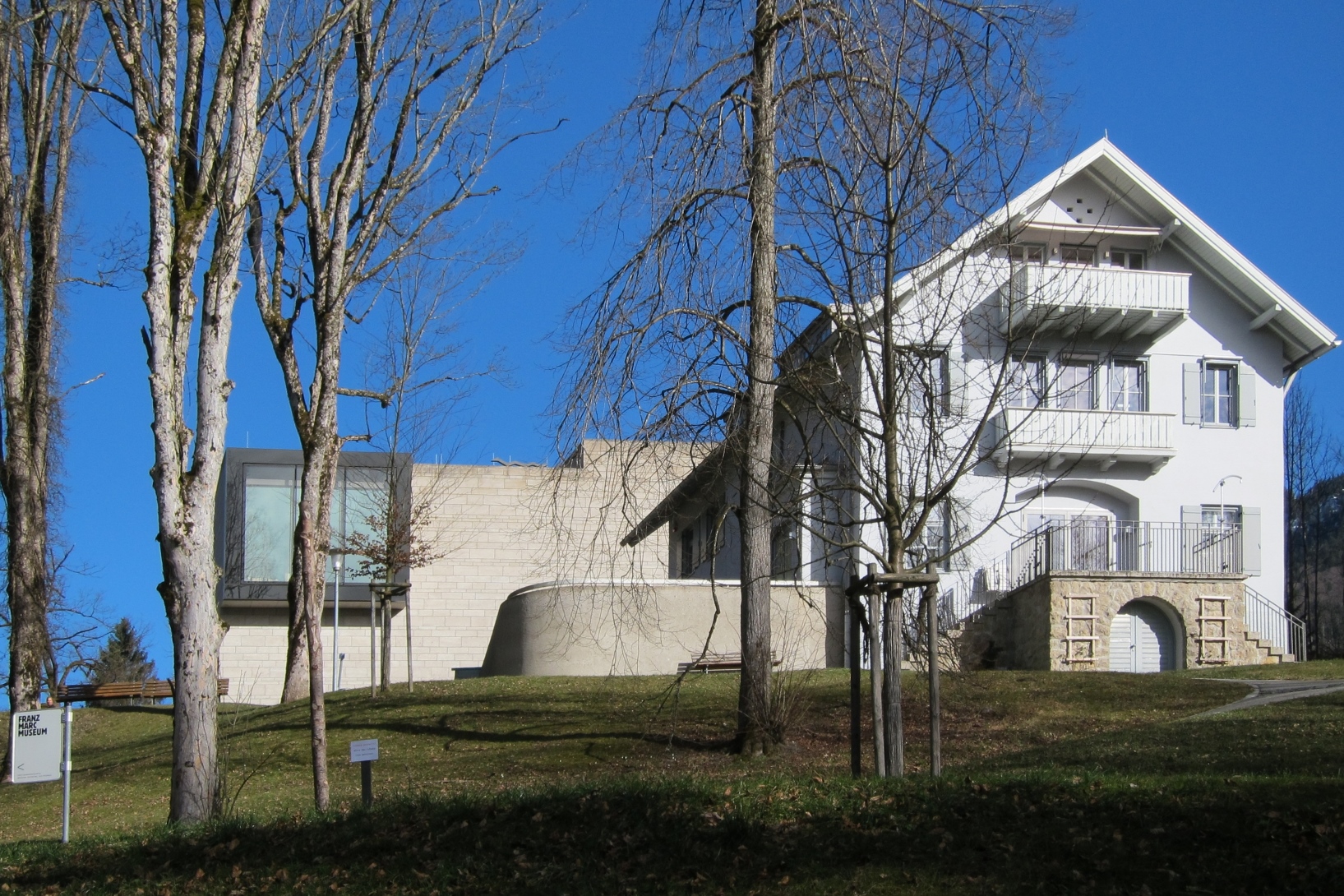 Franz-Marc-Museum mit Erweiterungsbau