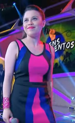 Karen Mattos no Programa Raul Gil - SBT