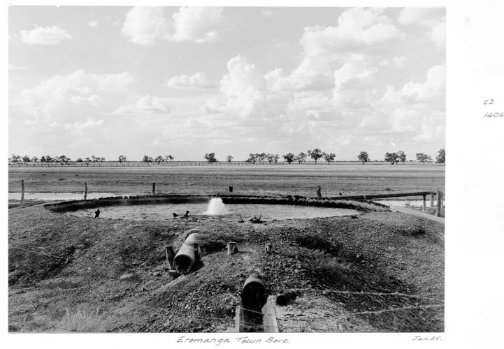 File:Queensland State Archives 5324 Town bore Eromanga January 1955.png