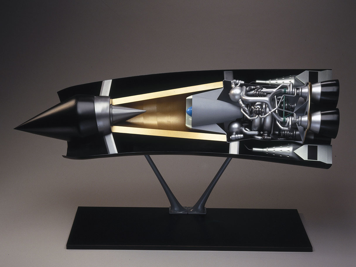 SABRE engine designed for Skylon spaceplane%2C 1990s. %289660572897%29