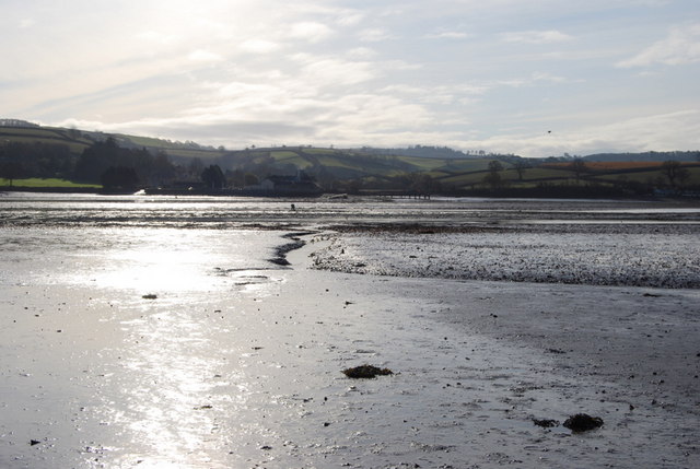 Teign estuary mud flats - geograph.org.uk - 1078226