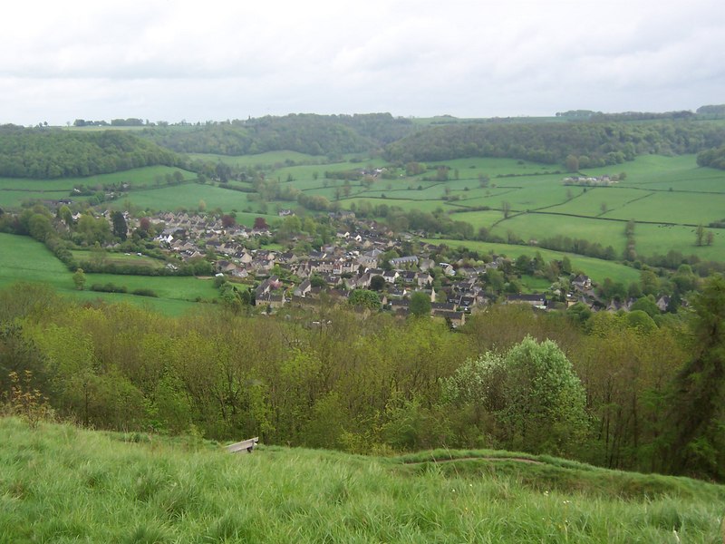 View of Uley from Uley Bury - geograph.org.uk - 2007605