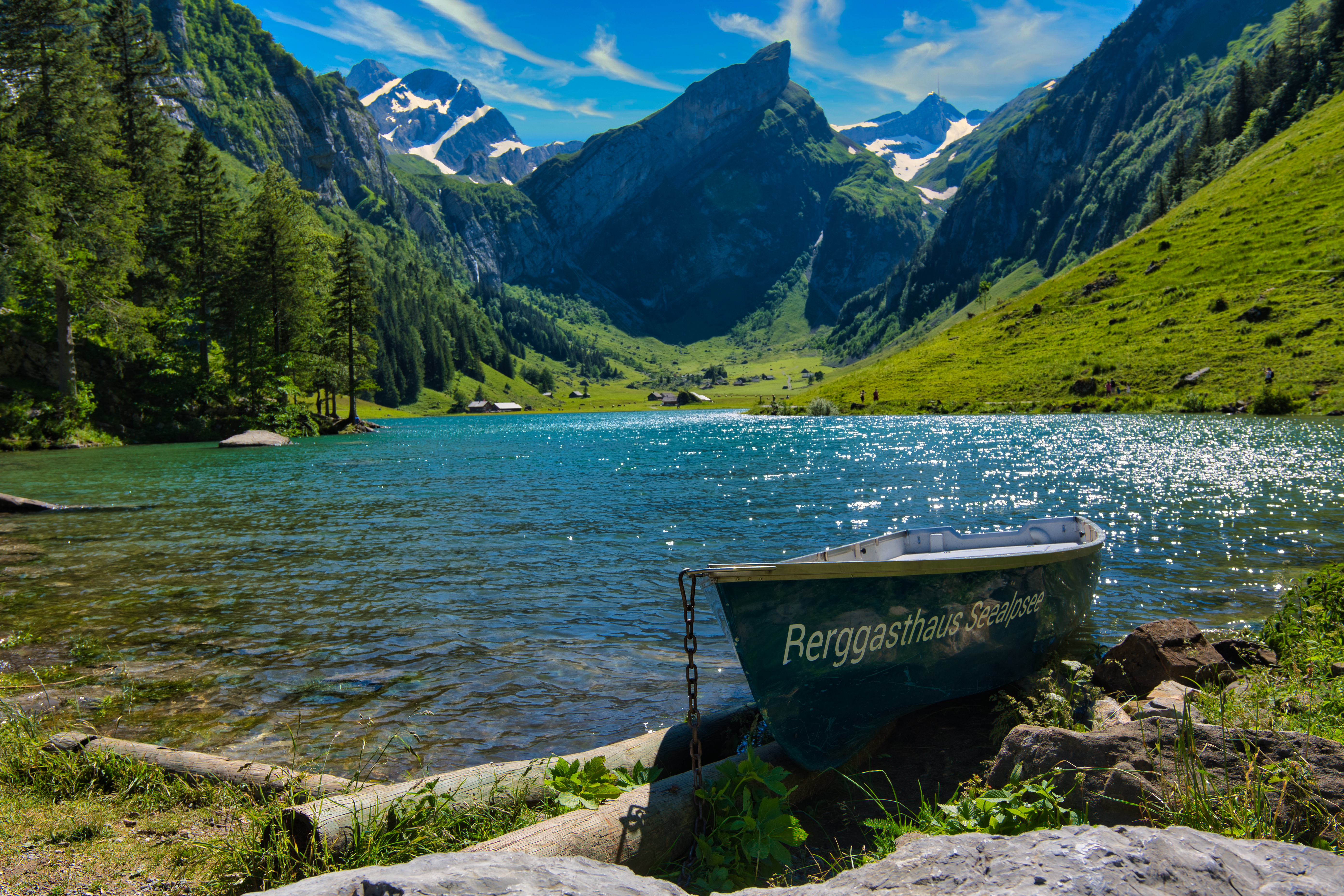 Seealpsee Швейцария озеро